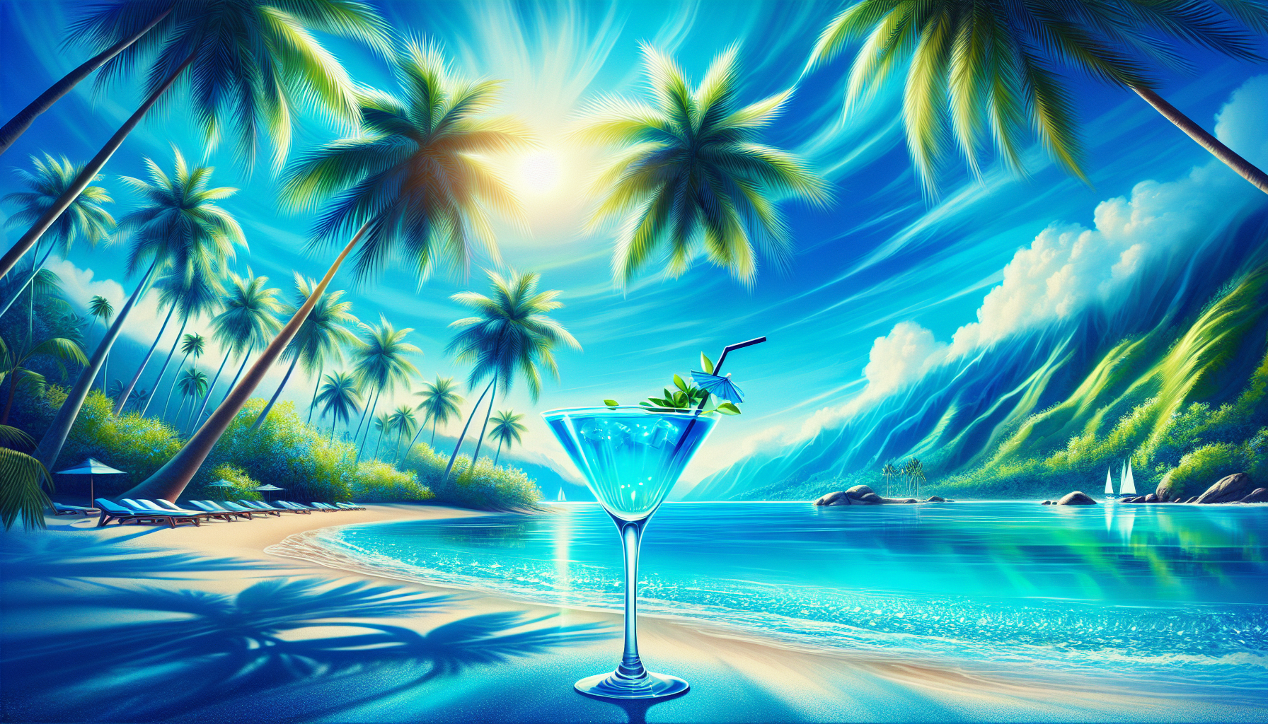 Blue Hawaiian: A Tropical Drink