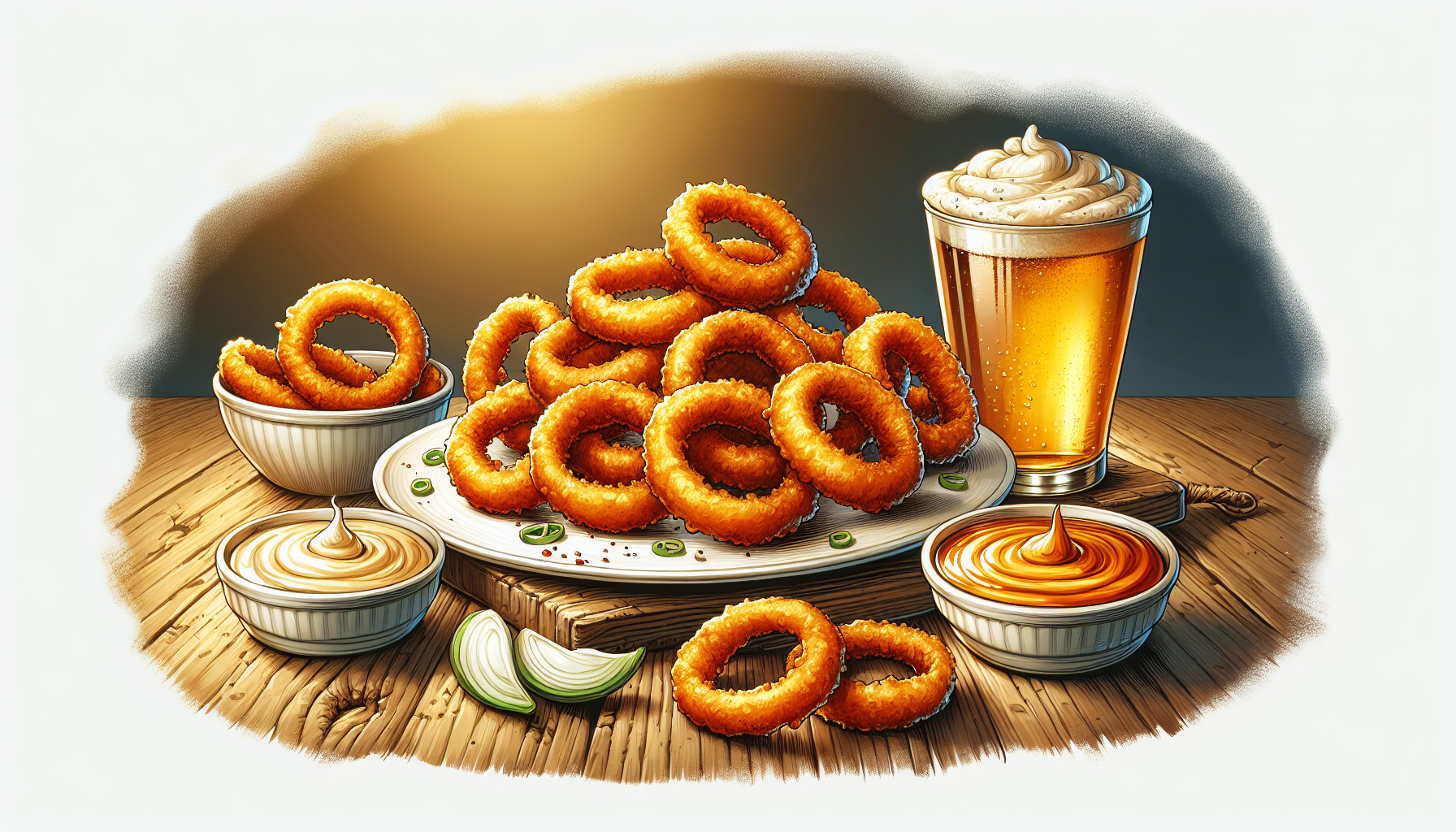 Classic Beer-Battered Onion Rings