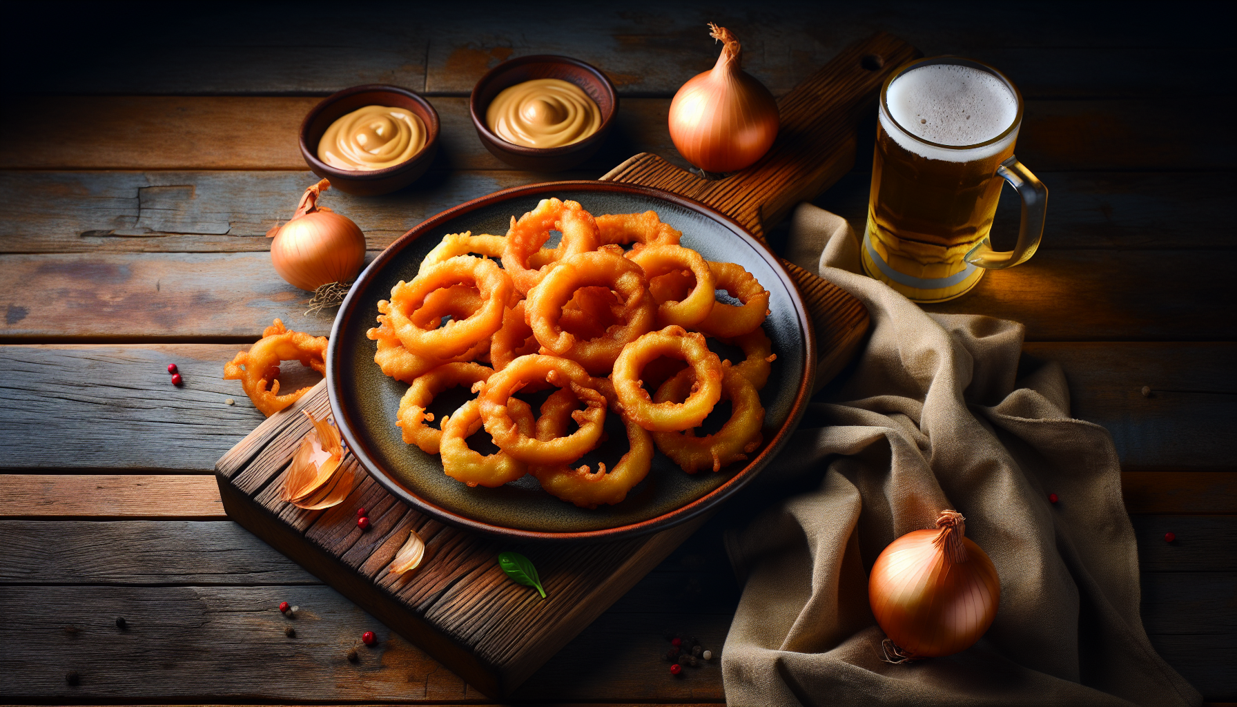 Classic Beer-Battered Onion Rings