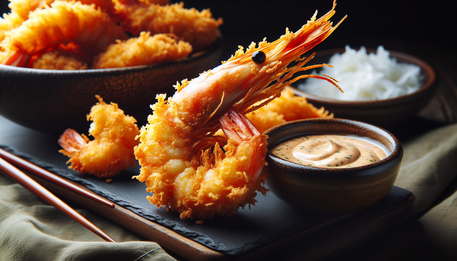 coconut shrimp with tangy dipping sauce 4