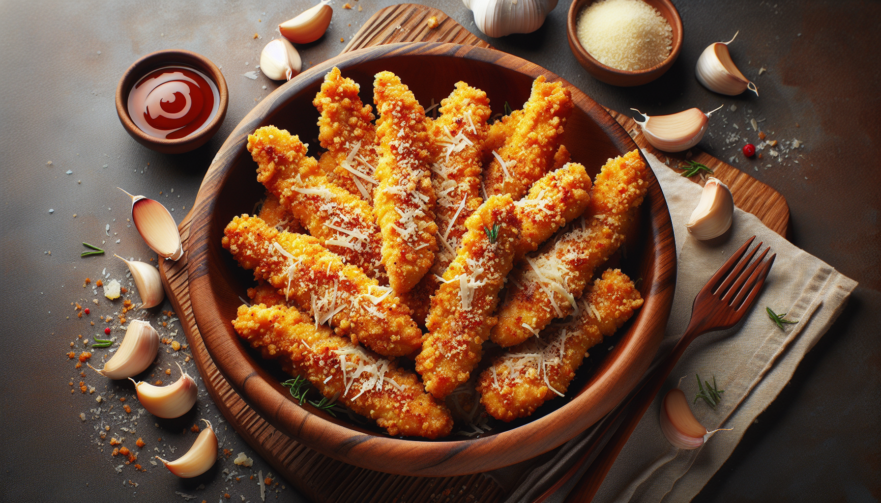 Garlic Parmesan Chicken Tenders