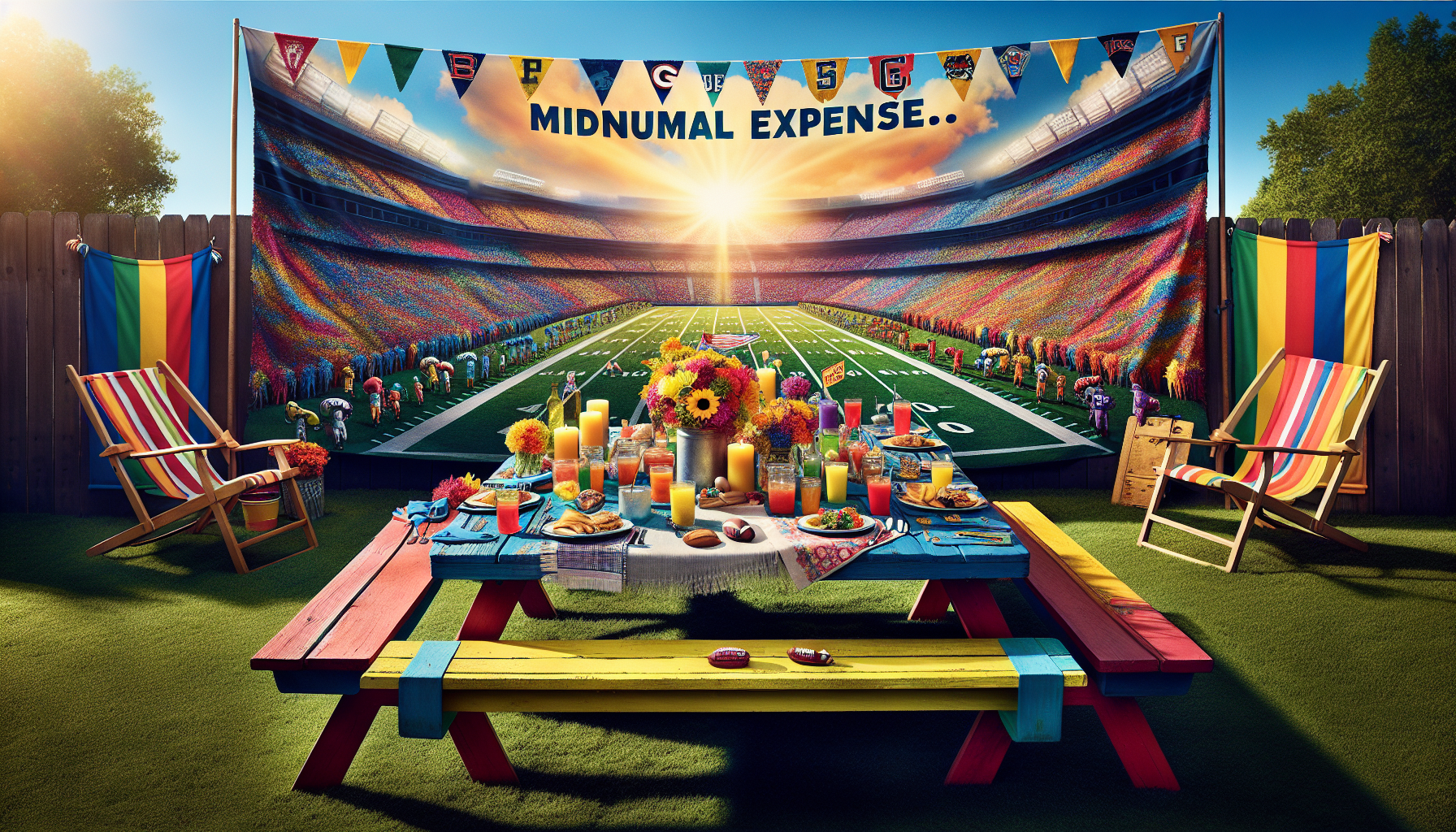 how can you host a tailgating party with minimal expense 5