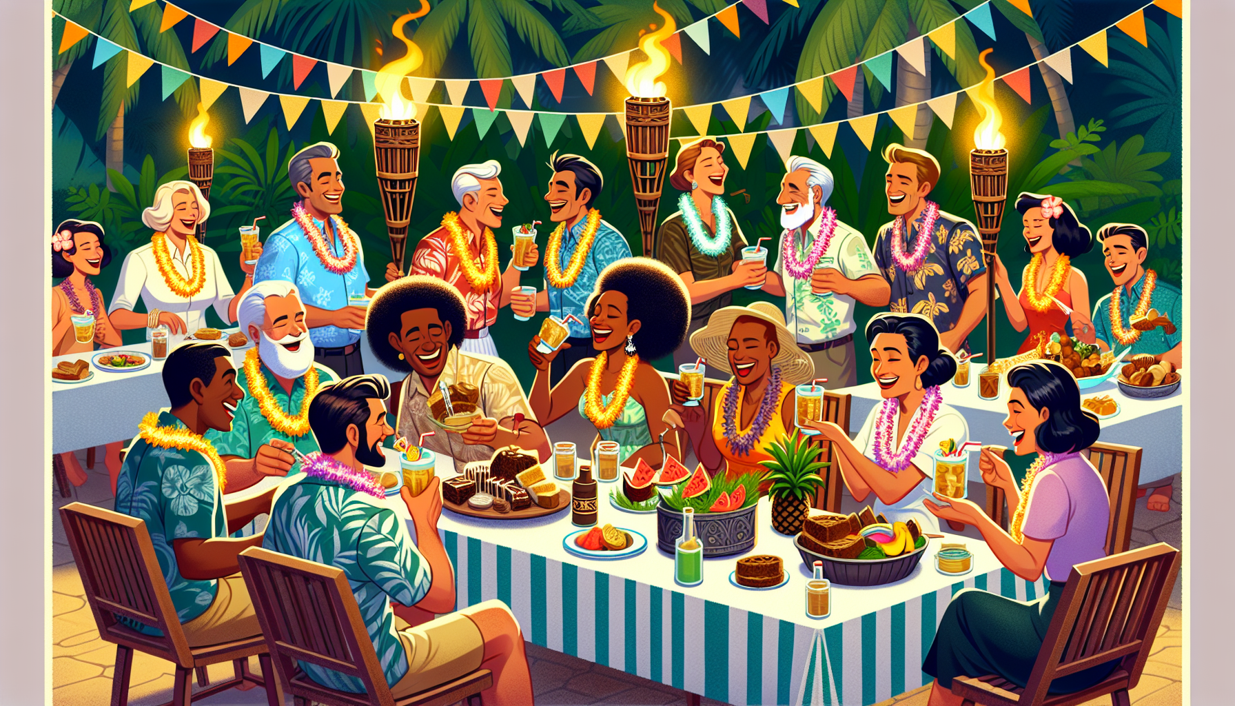 How Can You Organize A Potluck-Style Tiki Party?