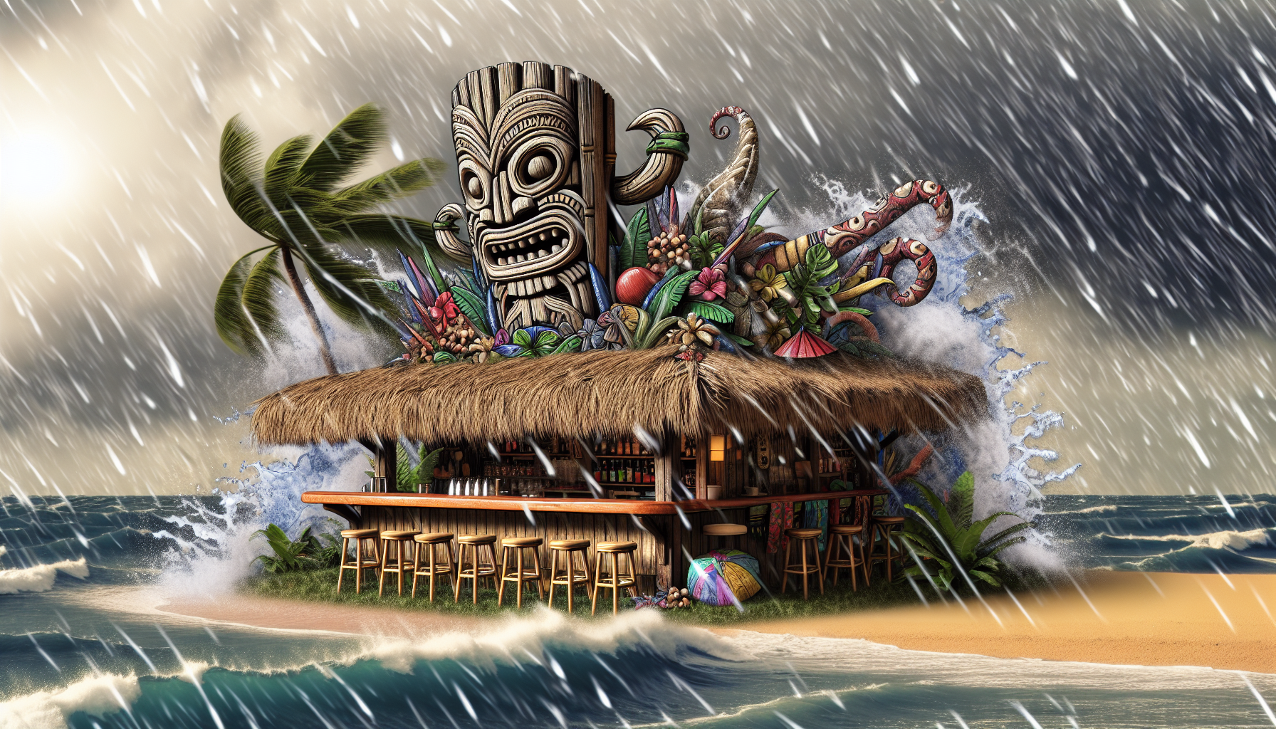 How Can You Weatherproof Your Backyard Tiki Bar?