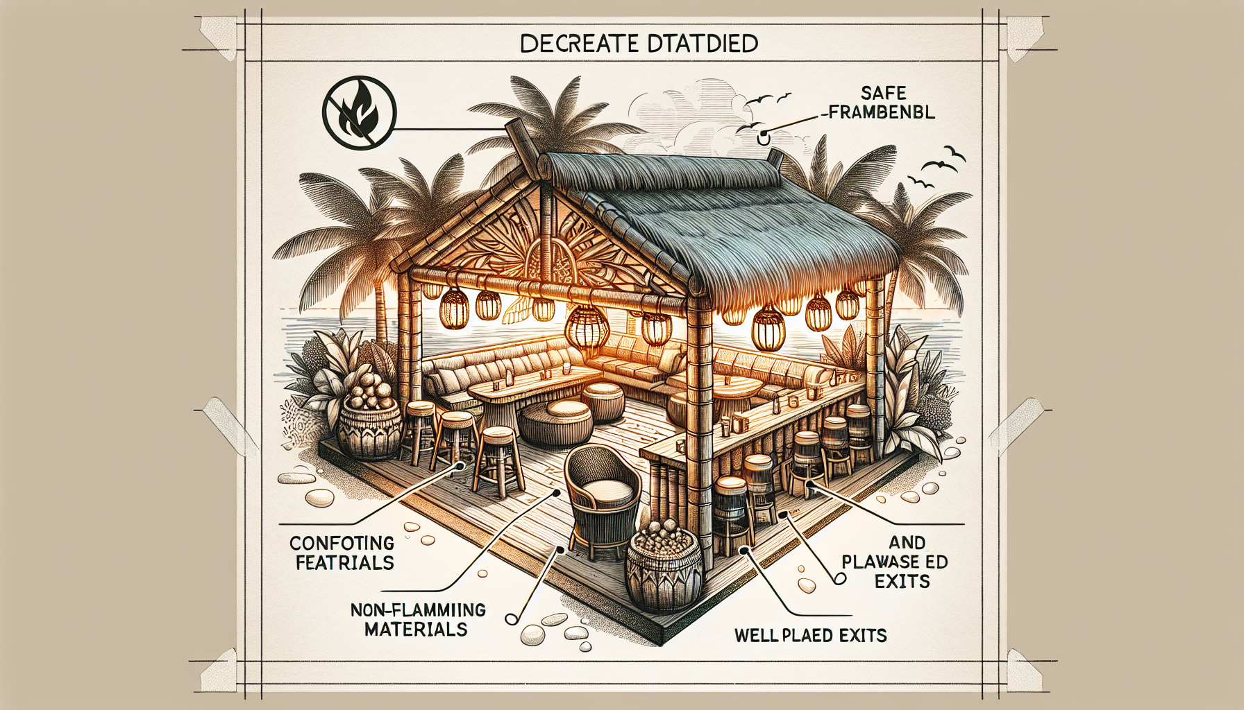 how do you create a safe tiki bar setup 5