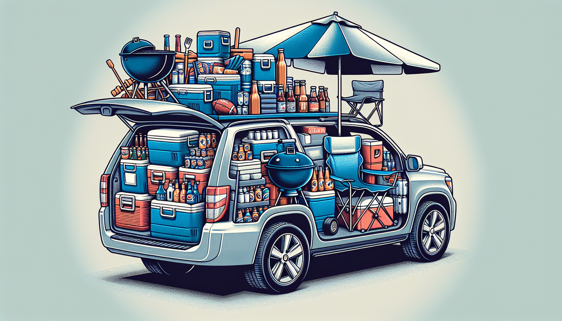 How Do You Pack Efficiently For A Tailgating Event?