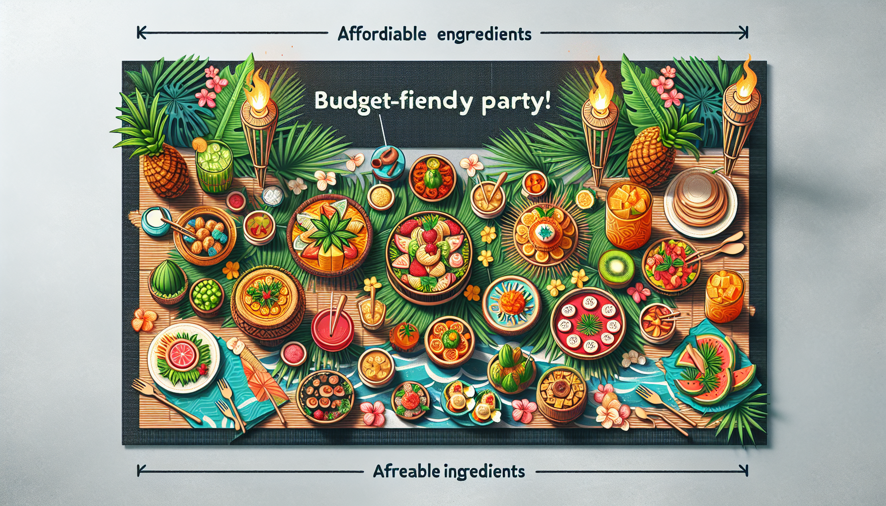 How Do You Plan A Budget-Friendly Tiki Party Menu?