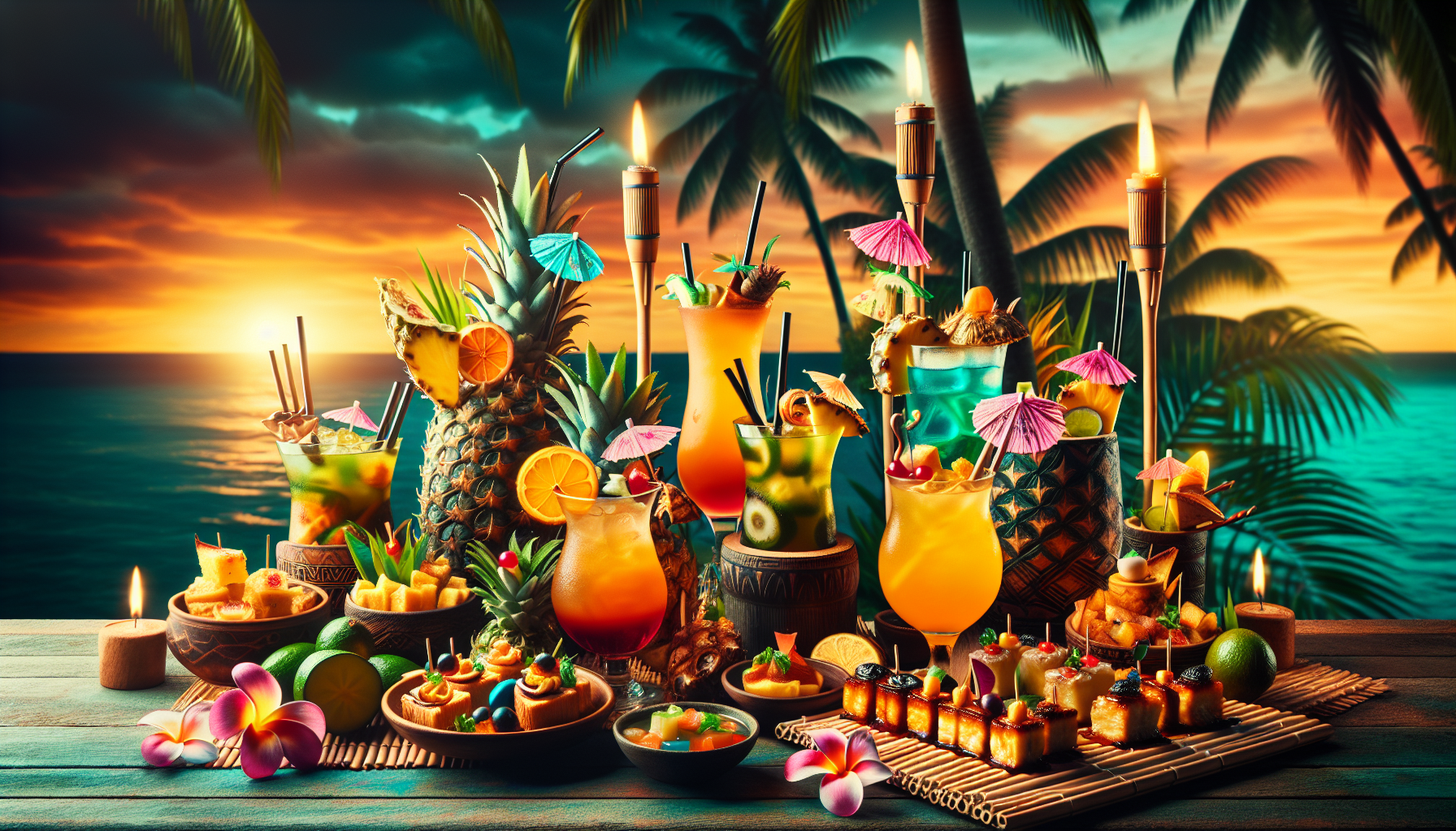 How Do You Plan The Perfect Tiki Party Menu?