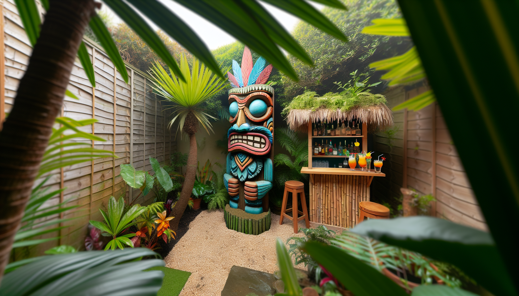 How To Make A Small Backyard Ideal For A Tiki Bar