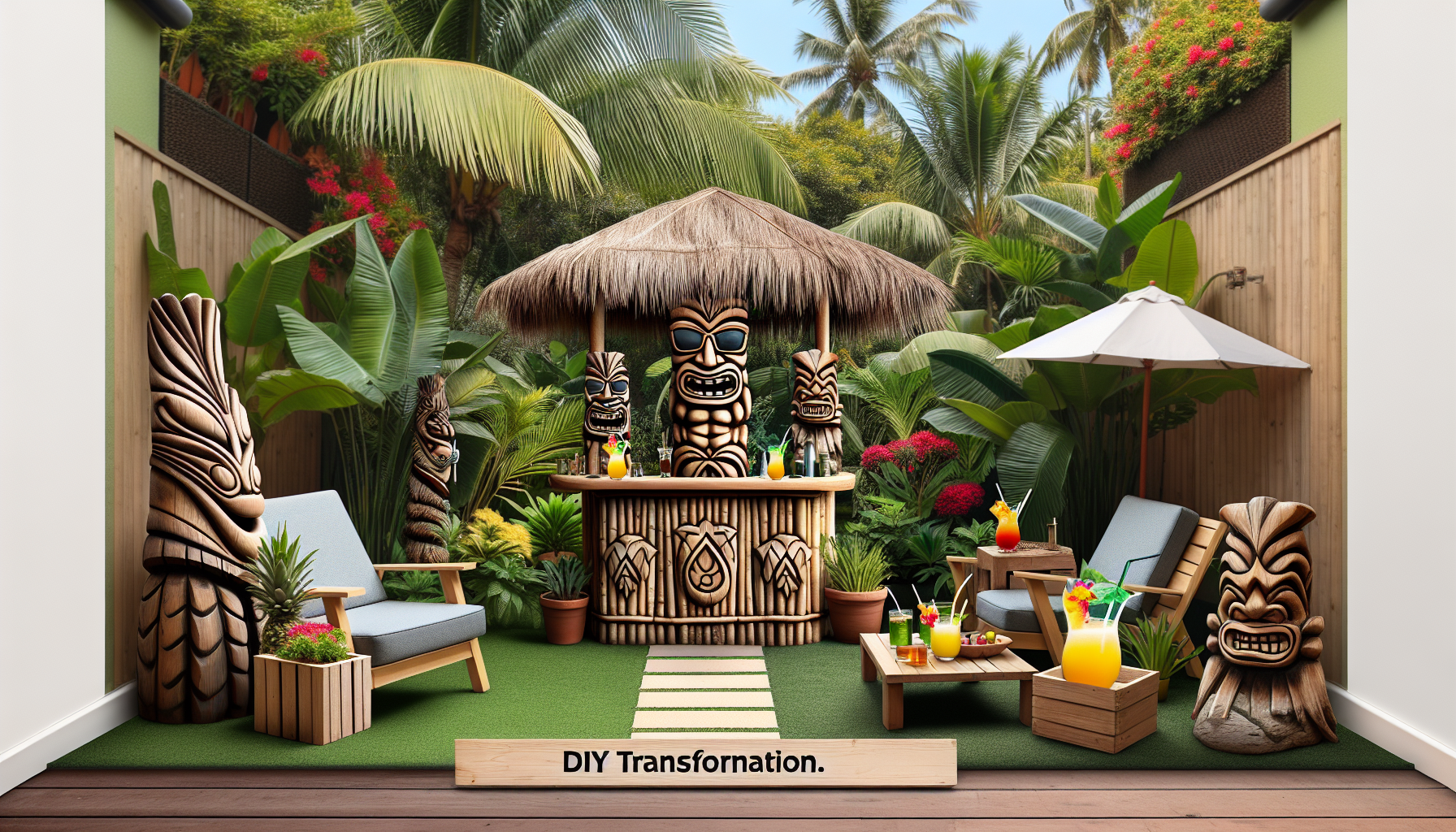 How To Make A Small Backyard Ideal For A Tiki Bar