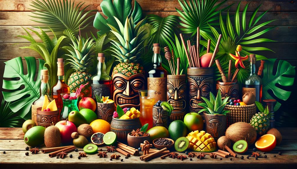 key tiki bar ingredients