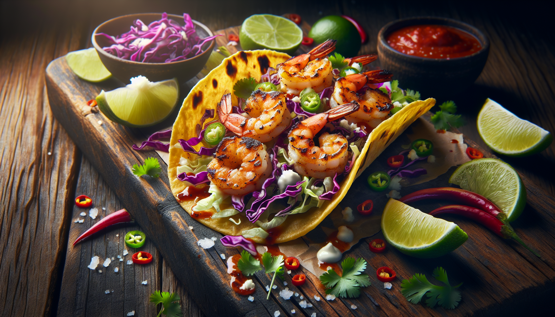 Spicy Grilled Shrimp Tacos