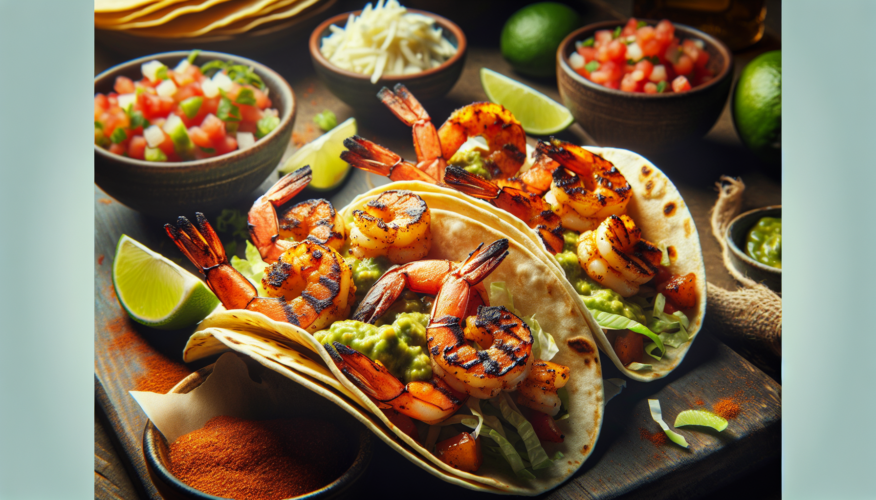 Spicy Grilled Shrimp Tacos