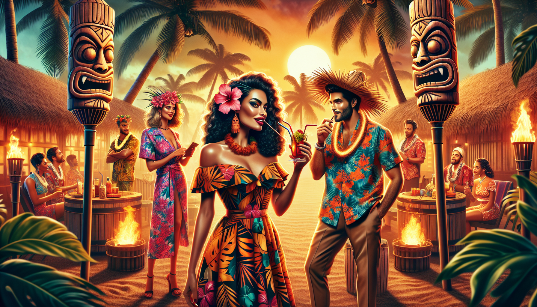 What Are Creative Tiki Party Dress Code Ideas?