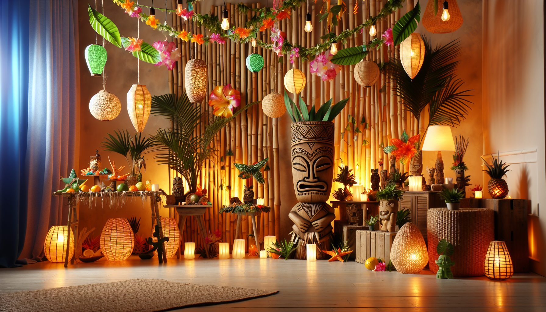 What Are The Best DIY Decor Ideas For A Tiki Party?