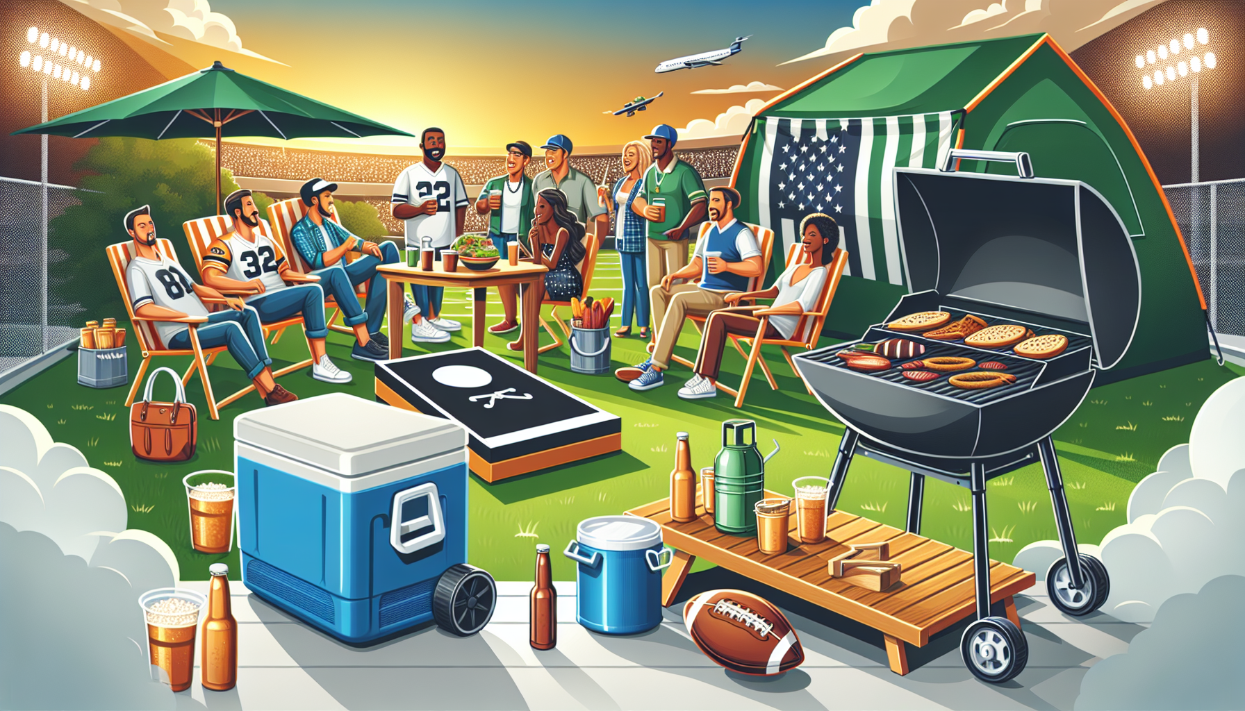 What Are The Essential Supplies For A Tailgating Party?