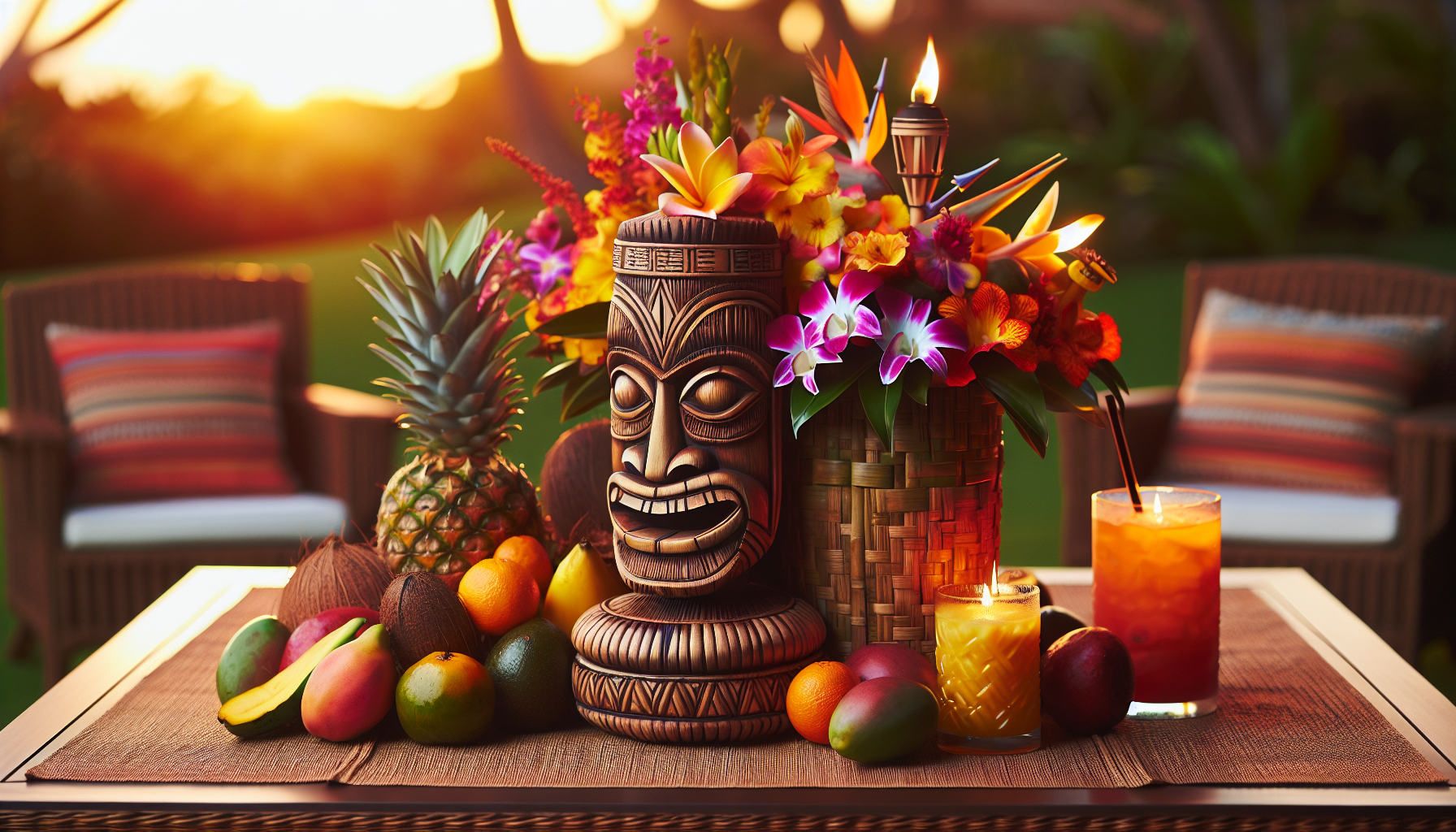 What Are Unique Tiki Party Centerpiece Ideas?