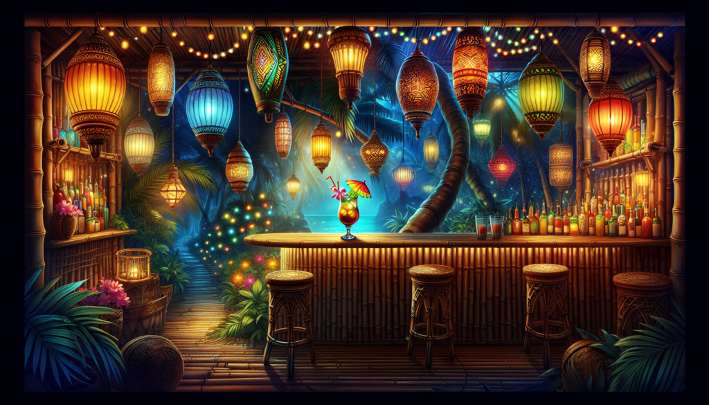 What Type Of Lighting Works Best For A Tiki Bar Ambiance?