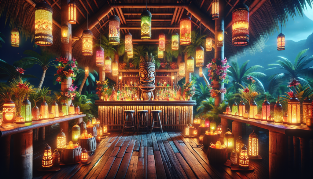 What Type Of Lighting Works Best For A Tiki Bar Ambiance?