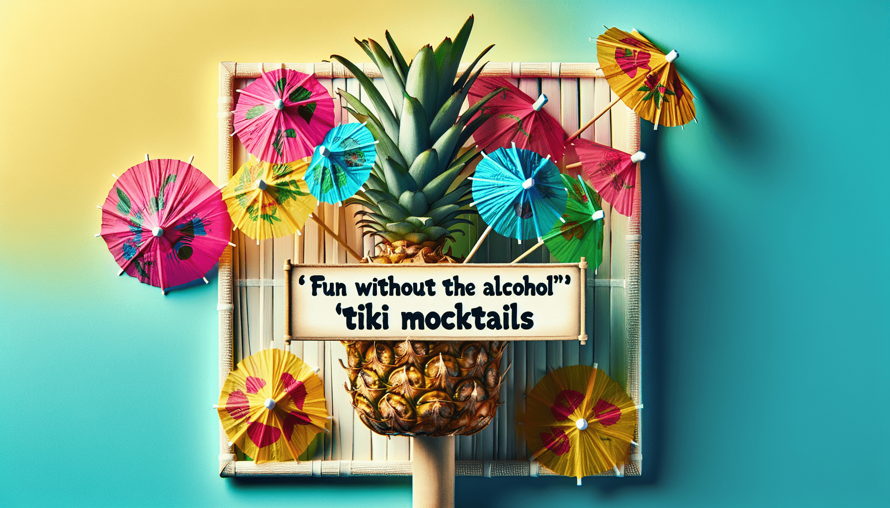 tiki party mocktails fun without the alcohol