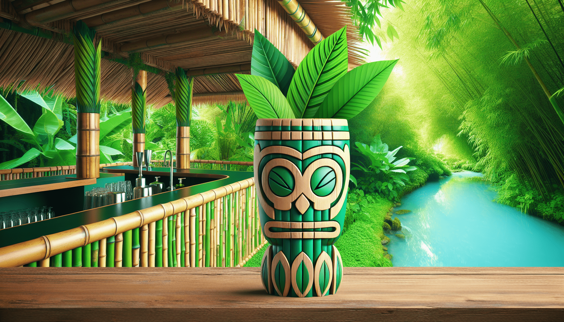 building a sustainable tiki bar 1