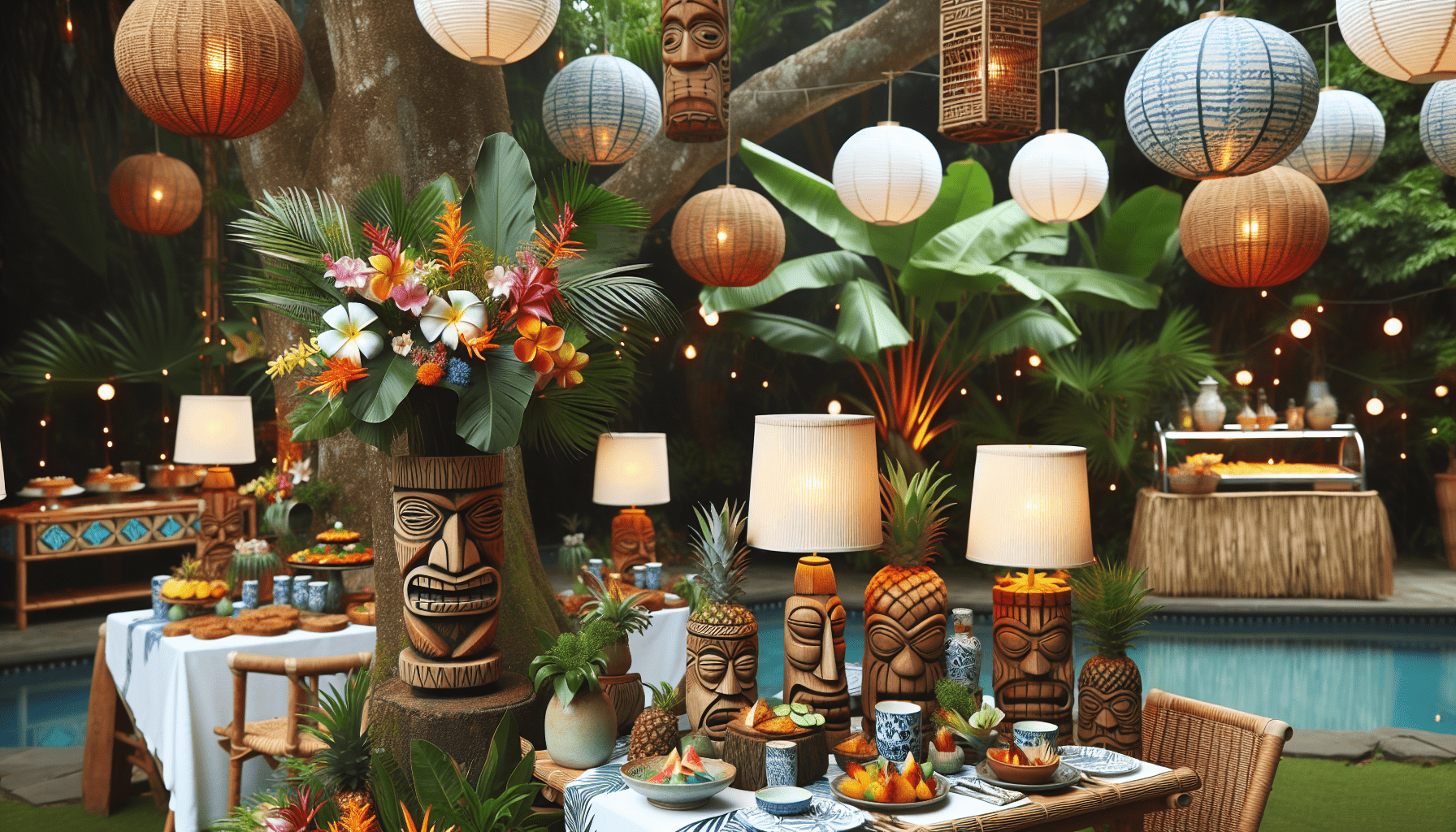 Tiki Party Decor: Balancing Kitsch And Class