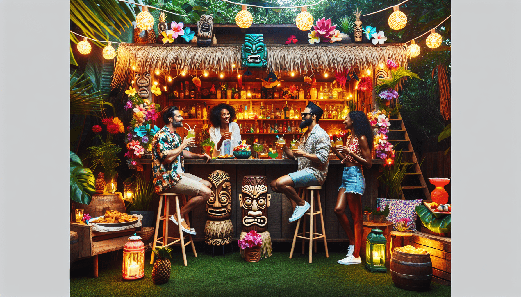 Tiki Party Tips For Small Backyards